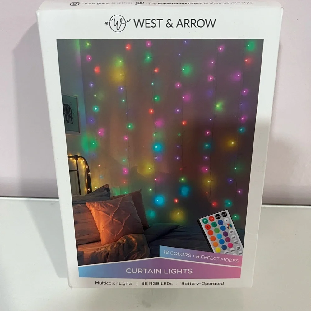 Multicolor LED Curtain Lights